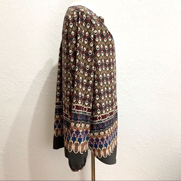 Nordstrom Pleione Printed Peasant Blouse - Picture 5 of 8